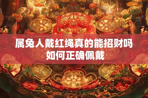 属兔人戴红绳真的能招财吗 如何正确佩戴