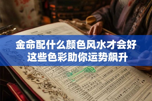金命配什么颜色风水才会好 这些色彩助你运势飙升