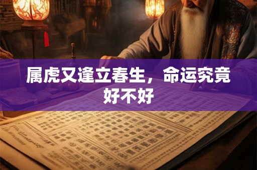 属虎又逢立春生，命运究竟好不好