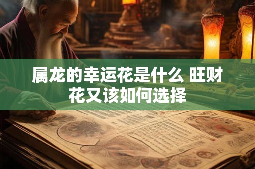 属龙的幸运花是什么 旺财花又该如何选择