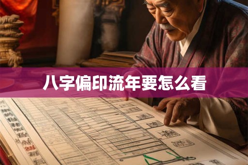 八字偏印流年要怎么看