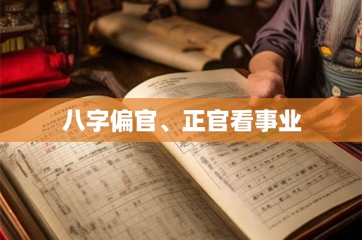 八字偏官、正官看事业