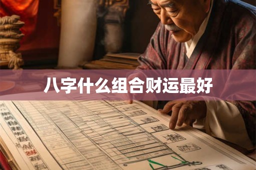 详细阅读:八字什么组合财运最好 八字什么组合财运最好