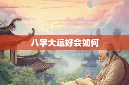 八字大的寓意是什么