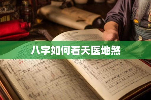 八字如何看天医地煞