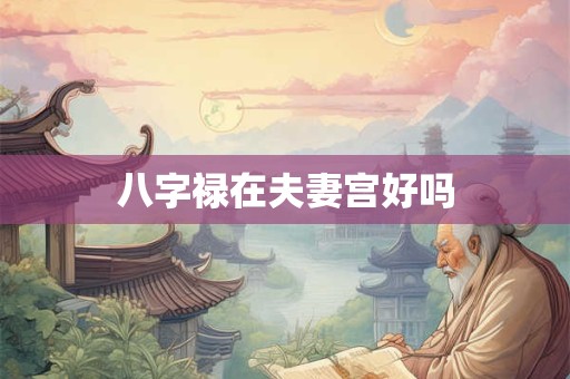 详细阅读:八字禄存夫妻宫宜吗 八字禄存夫妻宫宜吗