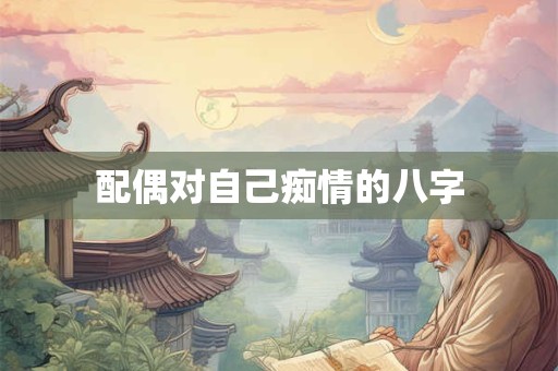 配偶对自己痴情的八字
