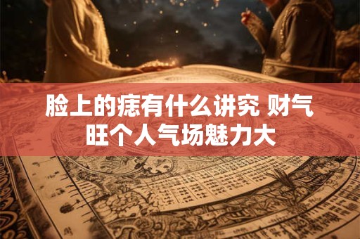 脸上的痣有什么讲究 财气旺个人气场魅力大
