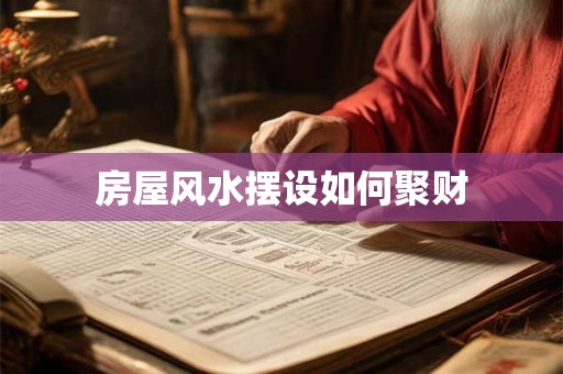 房屋风水摆设如何聚财