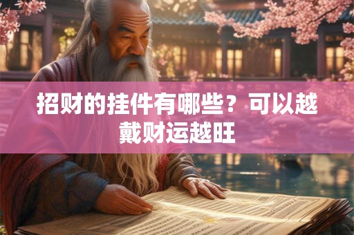 招财的挂件有哪些？可以越戴财运越旺