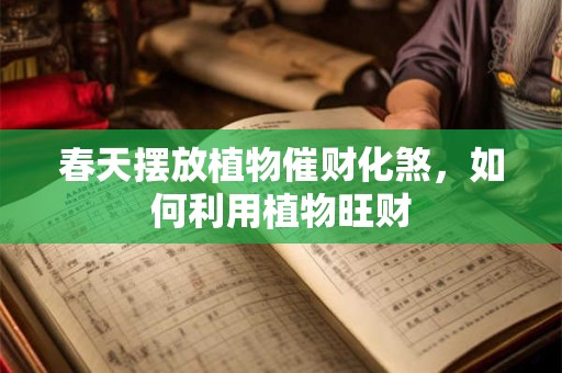 春天摆放植物催财化煞，如何利用植物旺财