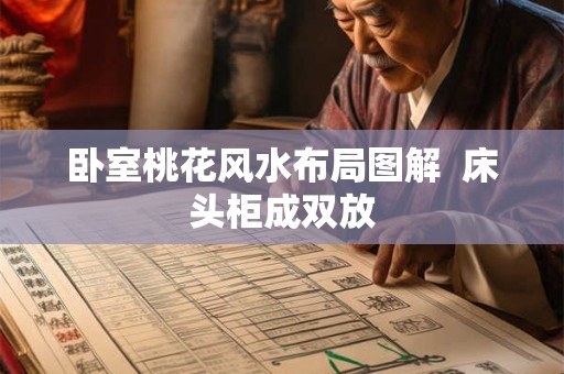 卧室桃花风水布局图解  床头柜成双放