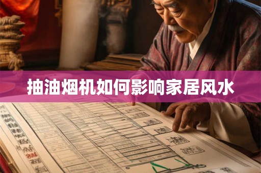 抽油烟机如何影响家居风水
