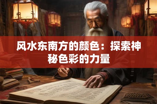 风水东南方的颜色：探索神秘色彩的力量