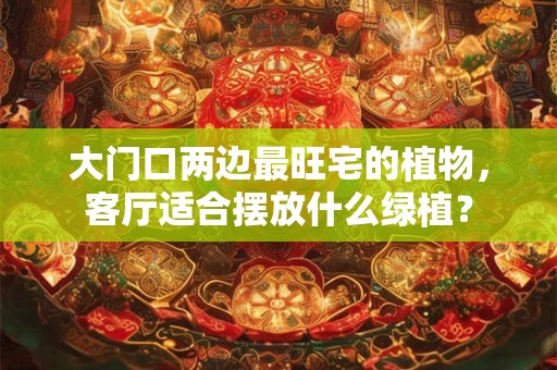 大门口两边最旺宅的植物，客厅适合摆放什么绿植？