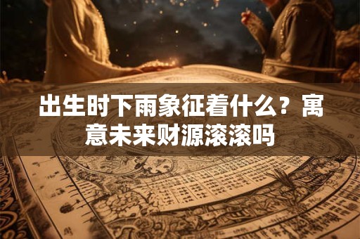 出生时下雨象征着什么？寓意未来财源滚滚吗