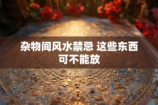 杂物间风水禁忌 这些东西可不能放