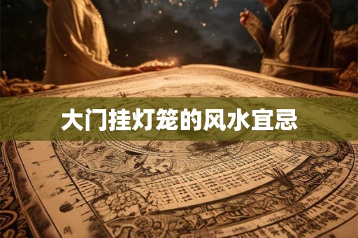 大门挂灯笼的风水宜忌