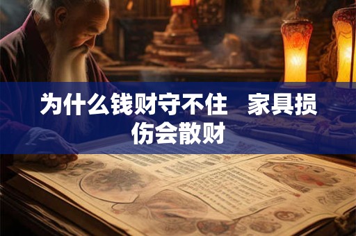 为什么钱财守不住   家具损伤会散财