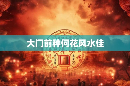 大门前种何花风水佳