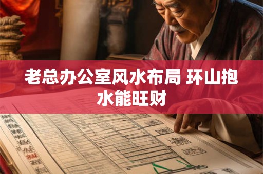 老总办公室风水布局 环山抱水能旺财
