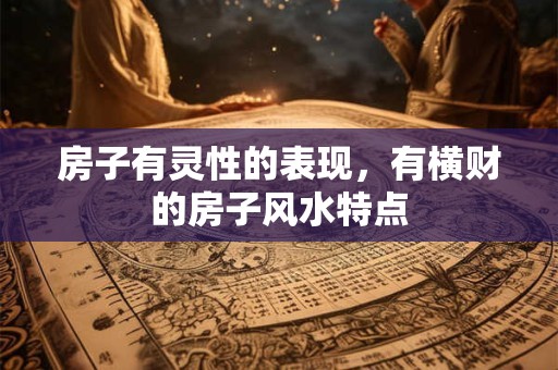 房子有灵性的表现，有横财的房子风水特点