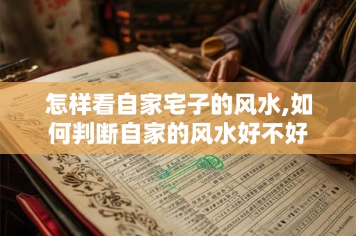 怎样看自家宅子的风水,如何判断自家的风水好不好