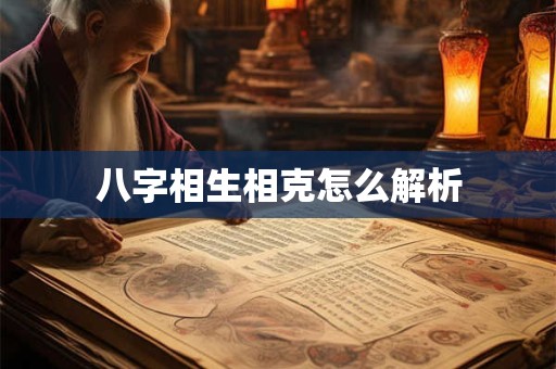 八字相生相克怎么解析