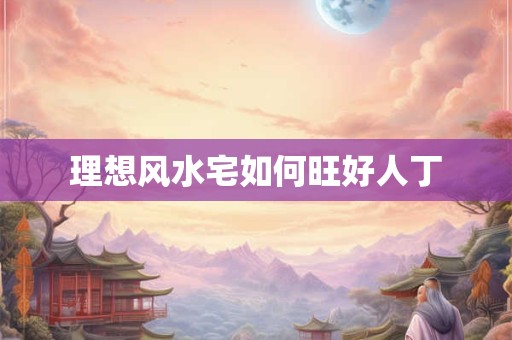 理想风水宅如何旺好人丁
