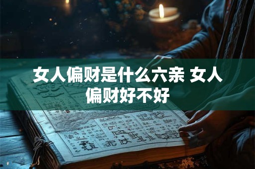 女人偏财是什么六亲 女人偏财好不好