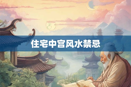 住宅中宫风水禁忌