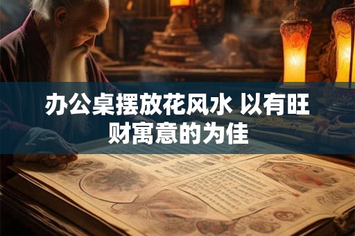 办公桌摆放花风水 以有旺财寓意的为佳