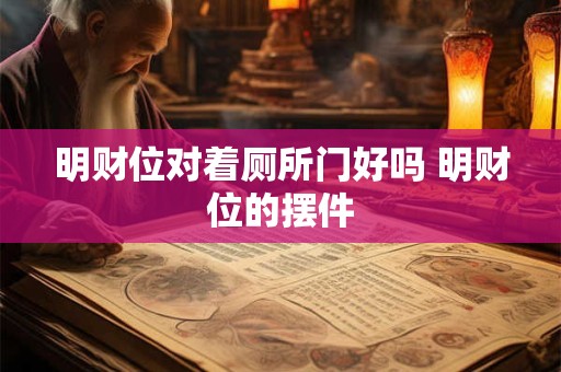 明财位对着厕所门好吗 明财位的摆件