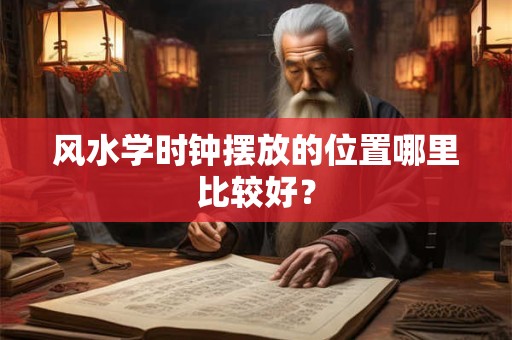 风水学时钟摆放的位置哪里比较好？