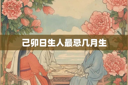 己卯日生人最忌几月生