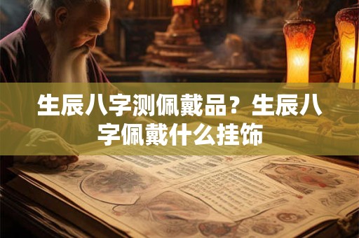 生辰八字测佩戴品？生辰八字佩戴什么挂饰