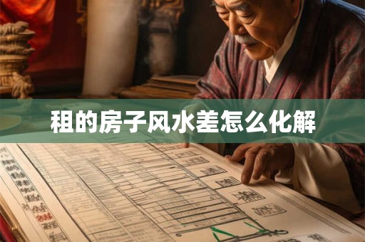 租的房子风水差怎么化解
