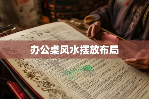 办公桌风水摆放布局