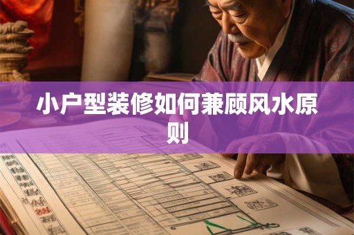详细阅读:小户型装修如何兼顾风水原则 小户型装修如何兼顾风水原则