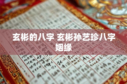 玄彬的八字 玄彬孙艺珍八字姻缘