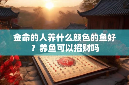 金命的人养什么颜色的鱼好？养鱼可以招财吗