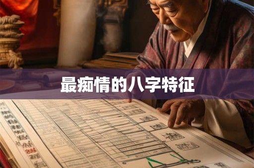 最痴情的八字特征