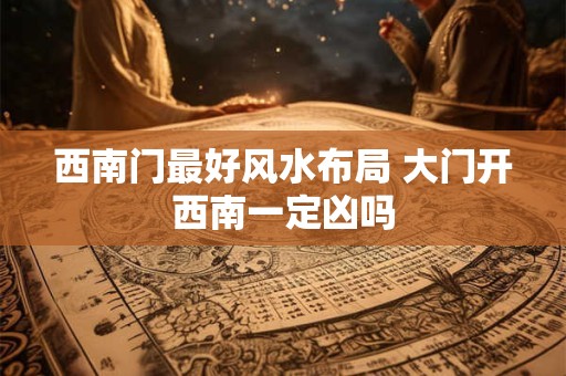 西南门最好风水布局 大门开西南一定凶吗