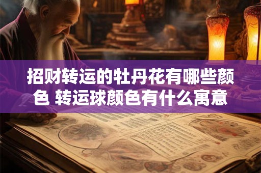 招财转运的牡丹花有哪些颜色 转运球颜色有什么寓意