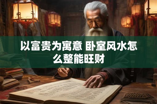 以富贵为寓意 卧室风水怎么整能旺财