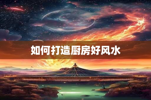 如何打造厨房好风水