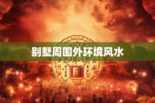 别墅周围外环境风水