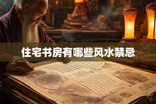 住宅书房有哪些风水禁忌