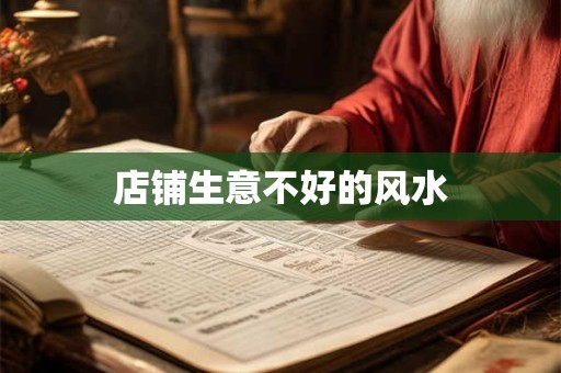 店铺生意不好的风水