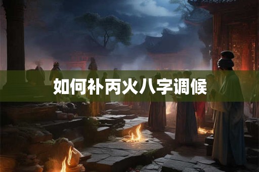 如何补丙火八字调候